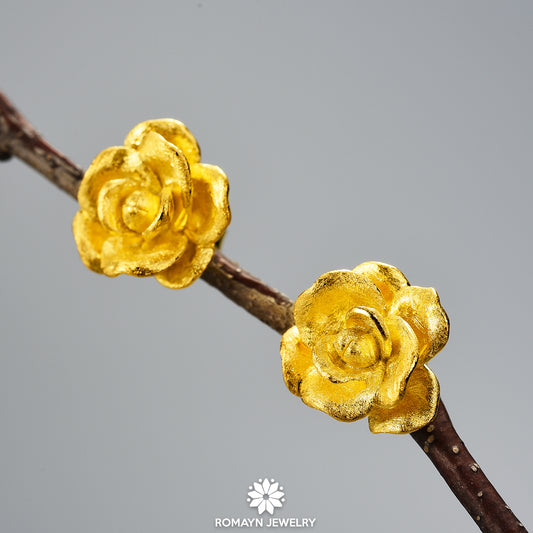 Camellia Flower Earrings