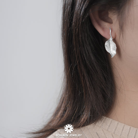 Beech Leaf Earrings