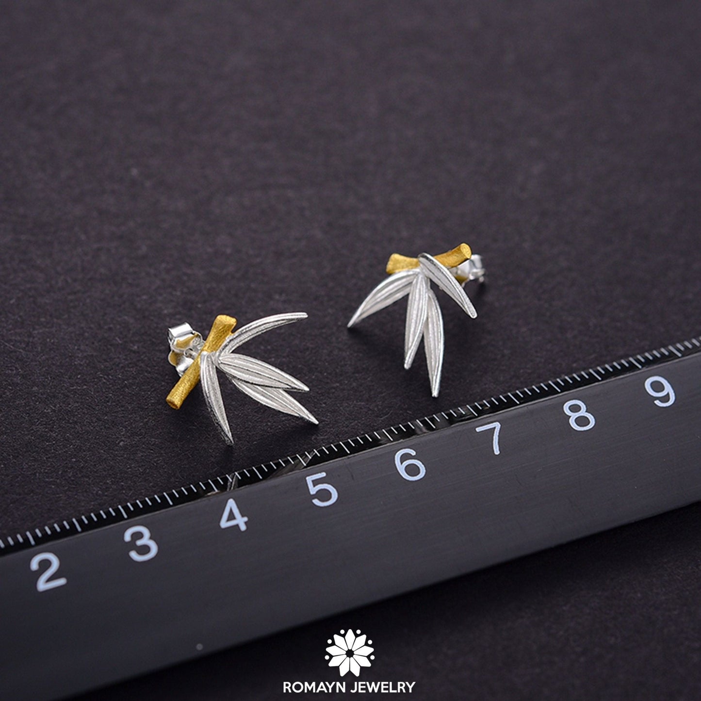 Bamboo Leaves Earrings