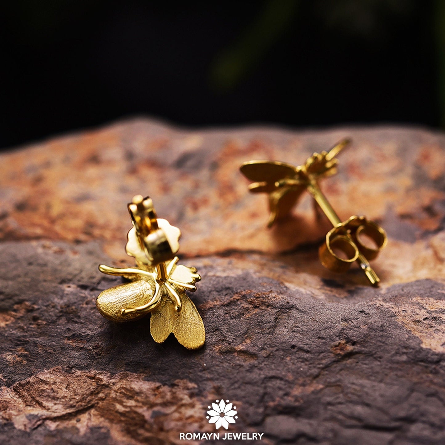 Butterfly Ceramic Earrings, Bee Earrings
