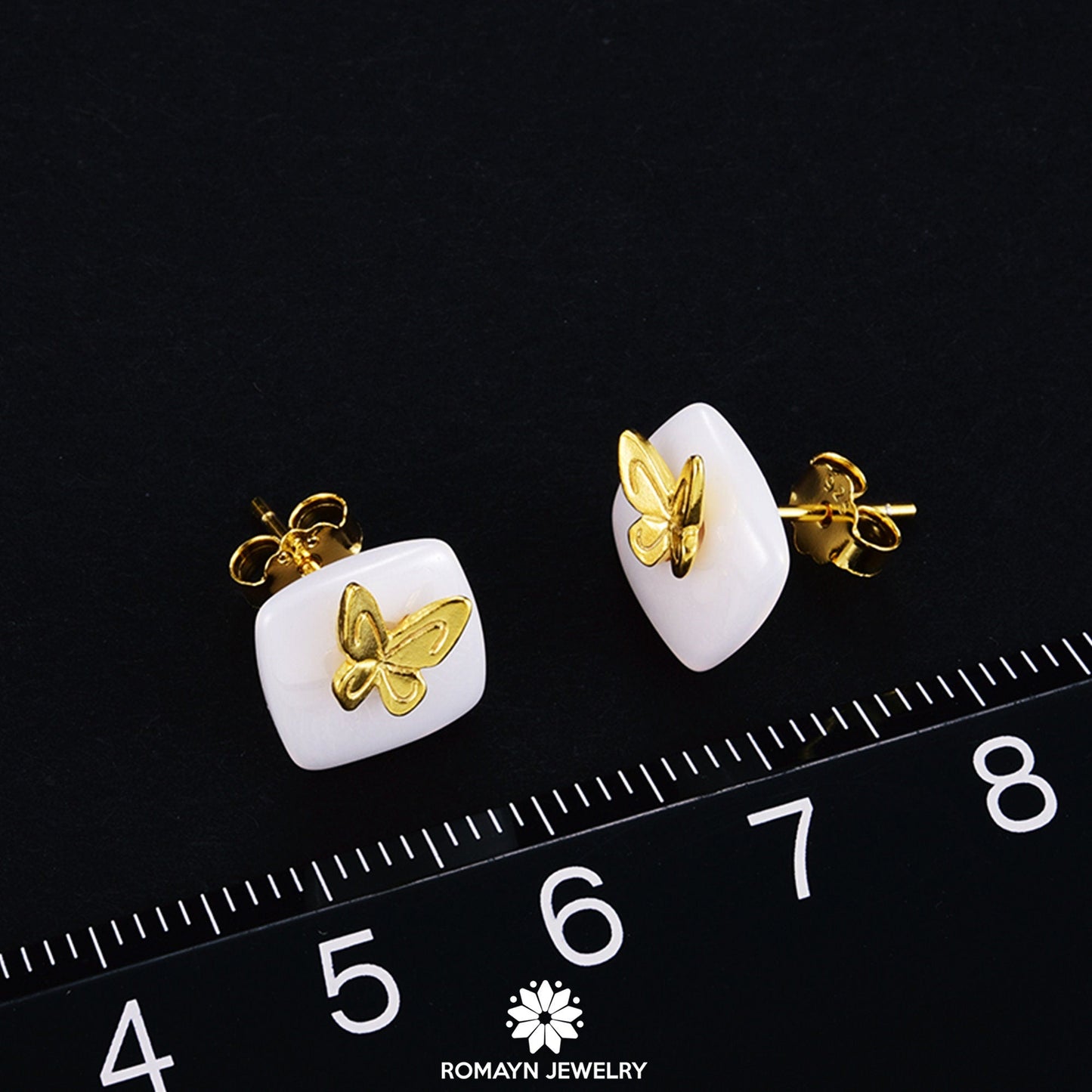Butterfly Ceramic Earrings, Bee Earrings