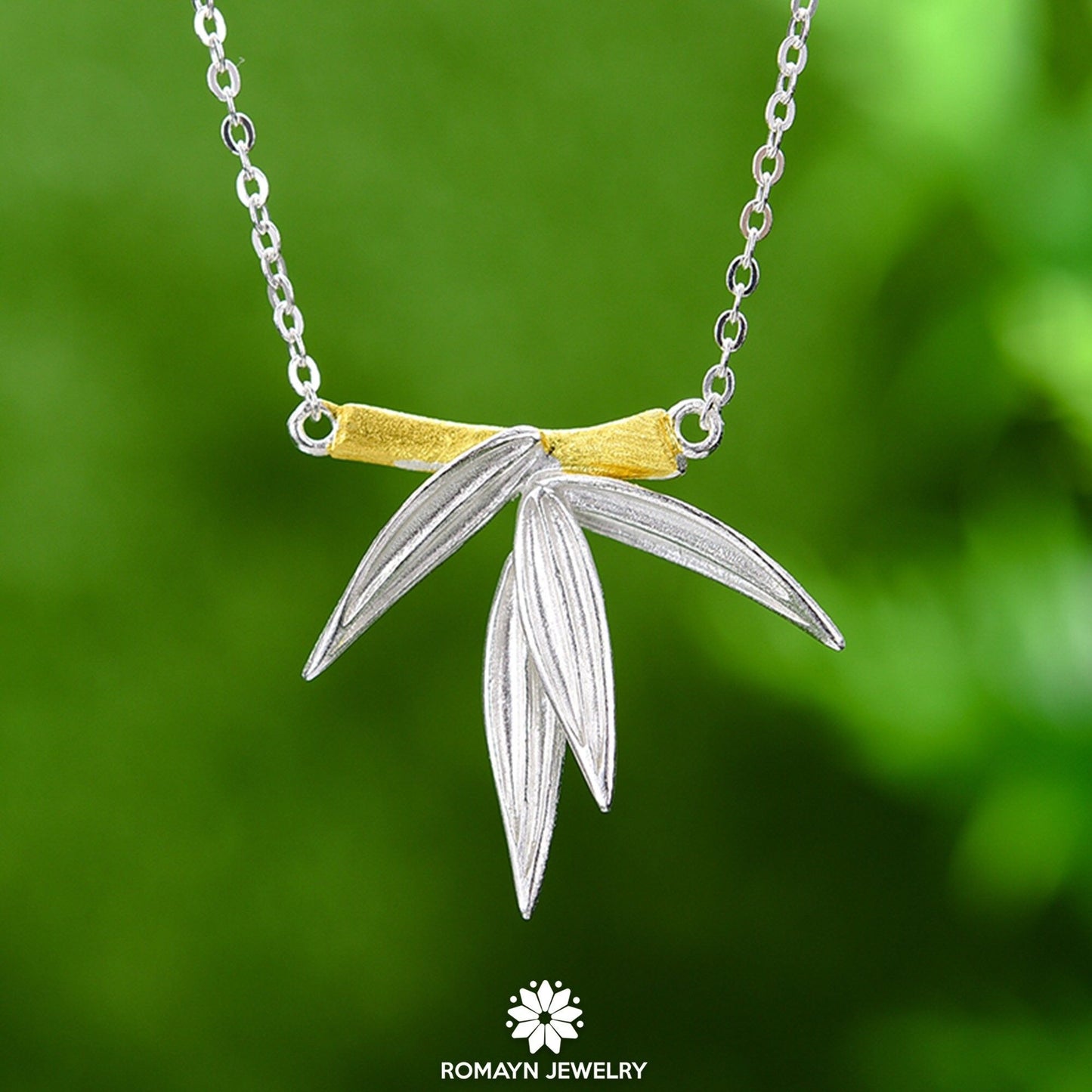 Bamboo Leaves Necklace