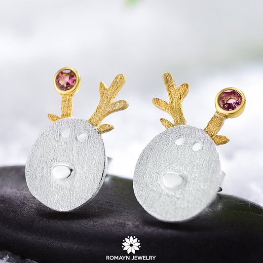 Christmas Deer Earrings