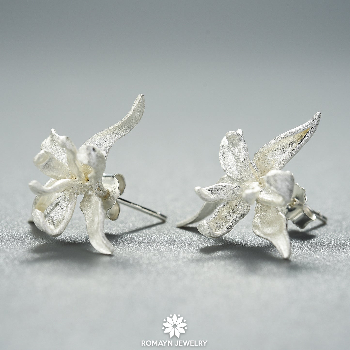 Iris Flower Earrings