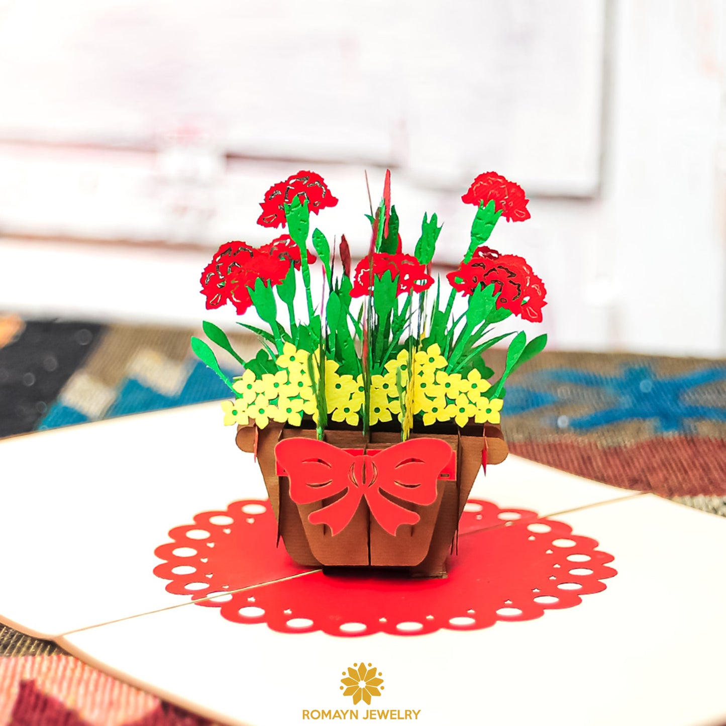 Marigold Basket Card