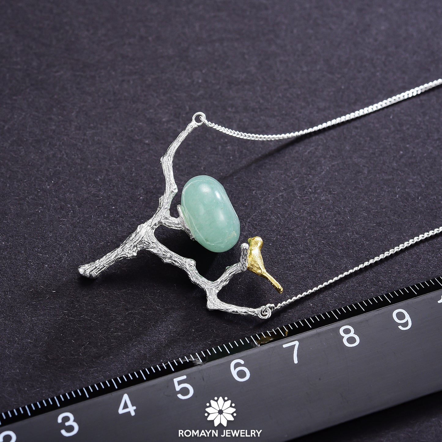 Bird and Nest Necklace