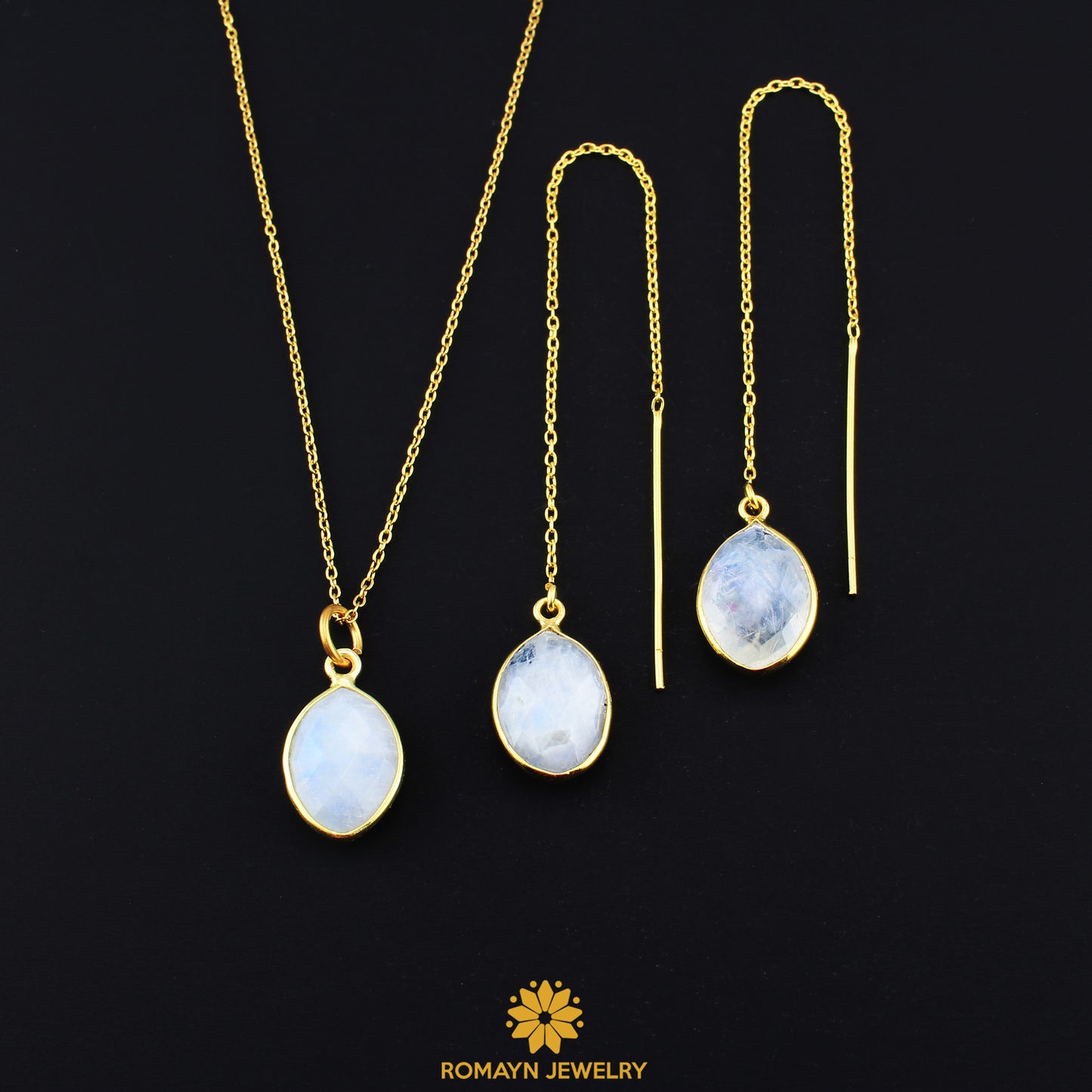 Birthstone Earrings Necklace, Wholesale Price