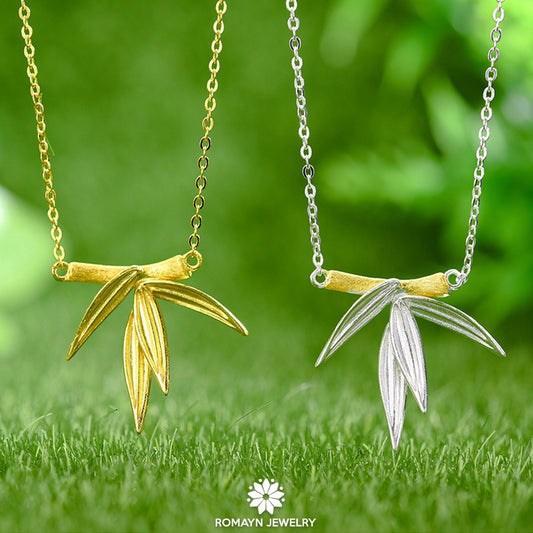 Bamboo Leaves Necklace