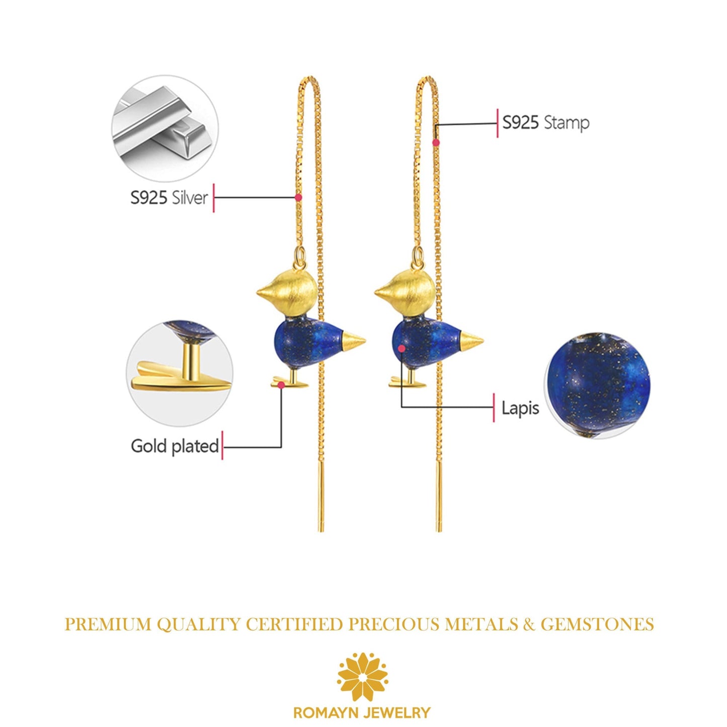 Lovely Birds Earrings