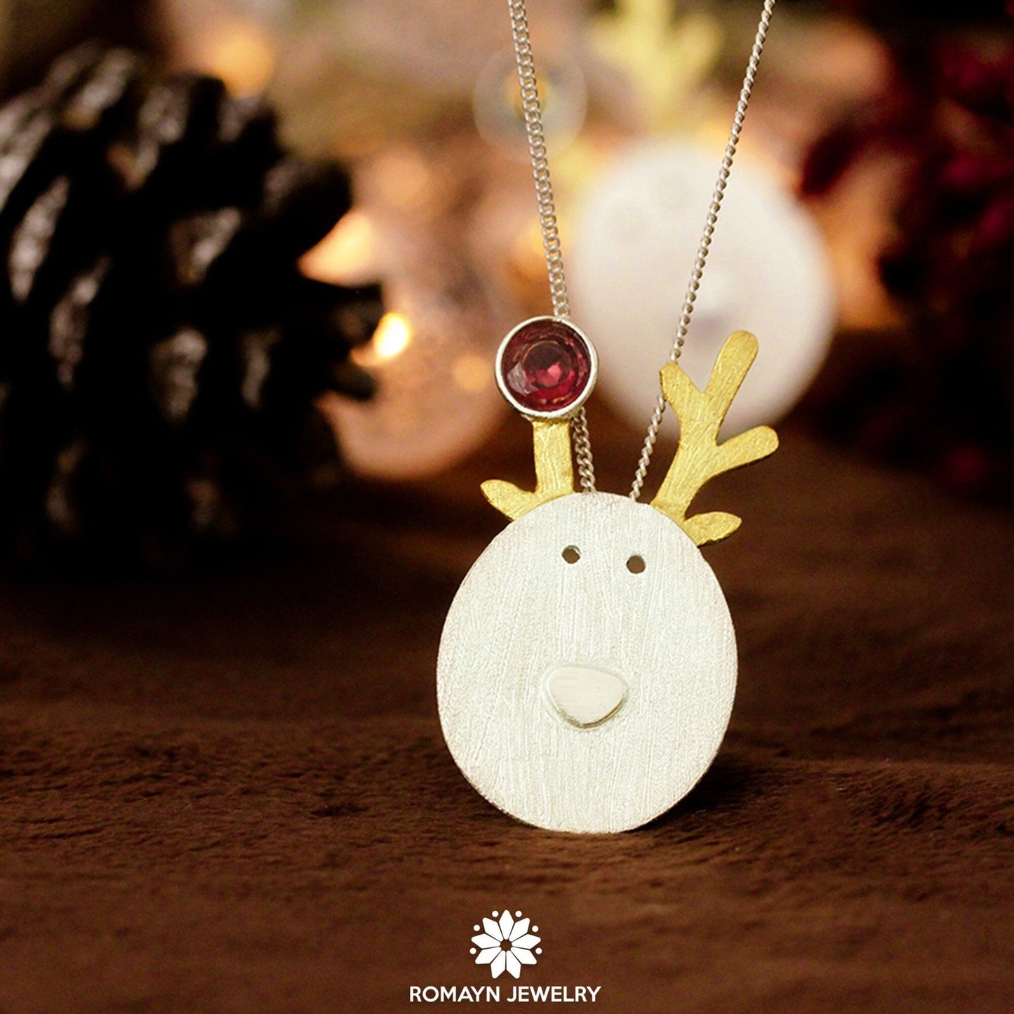 Christmas Deer Earrings