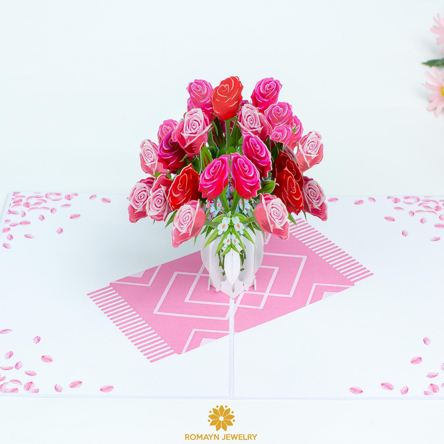 Roses Vase Card