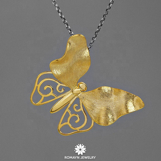 Flying Butterfly Necklace