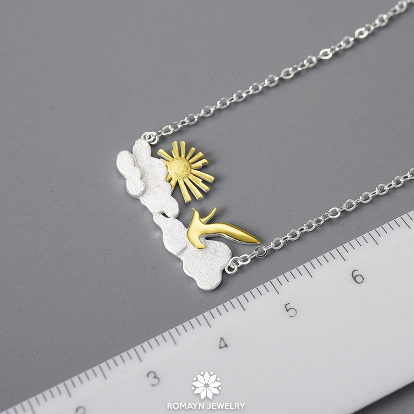 Sunrise Bird Necklace