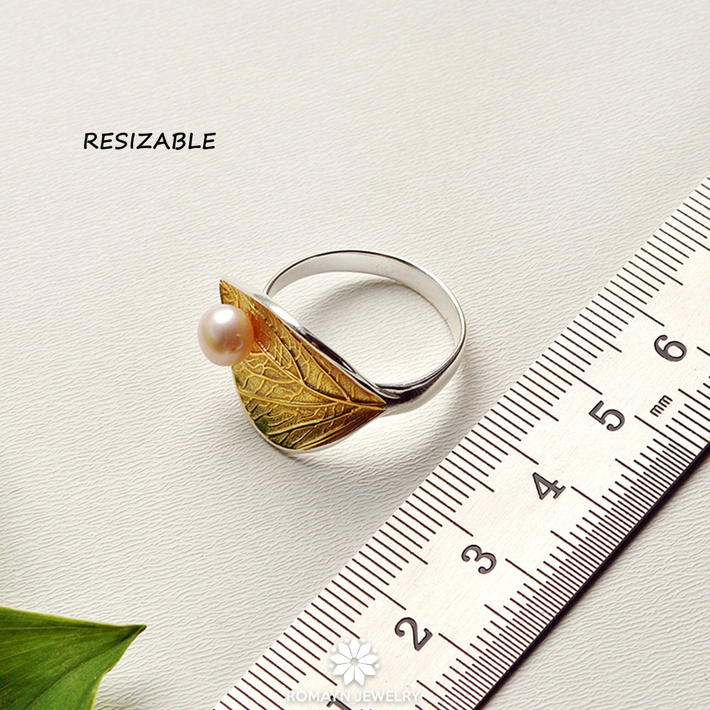 Water Drop On The Leaf Ring