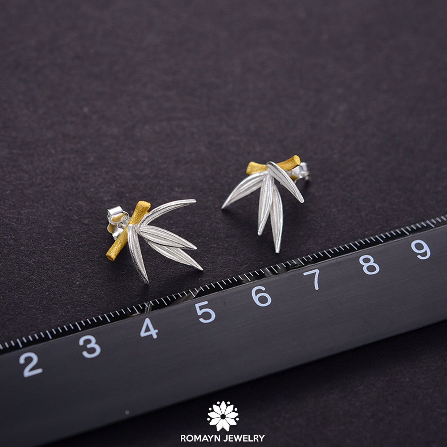 Bamboo Leaves Earrings