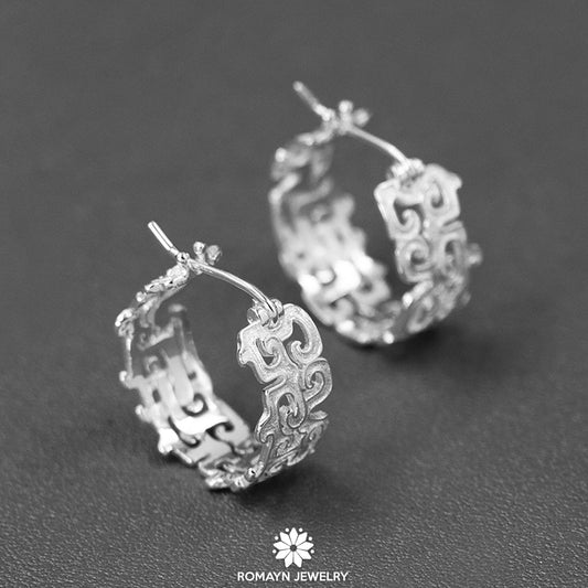 Geometric Hoop Earrings