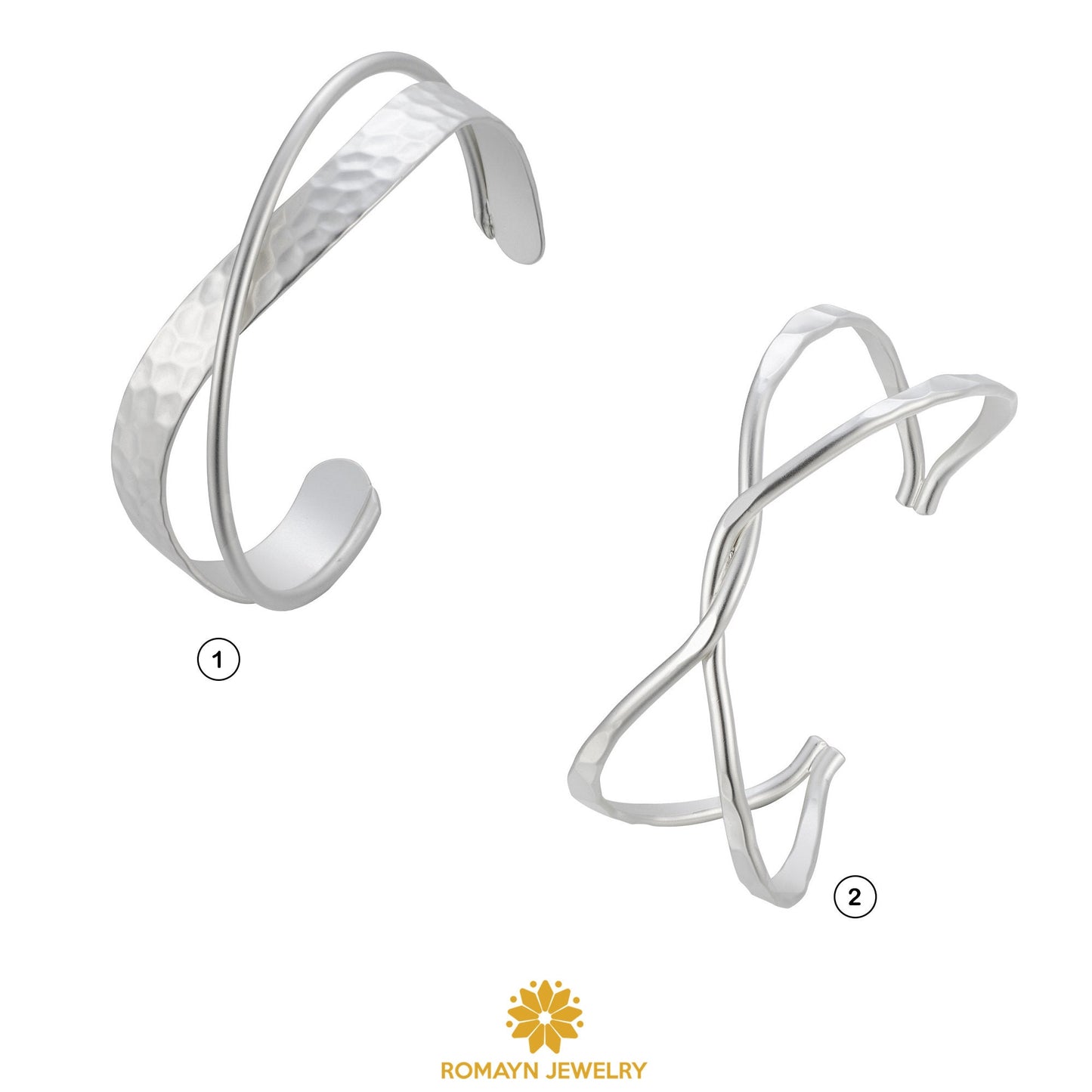 Matt Silver Bangle