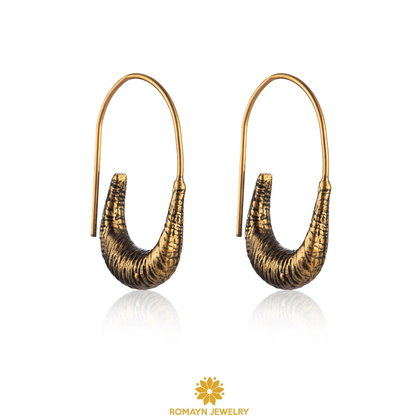 Fancy Antique Gold Earrings