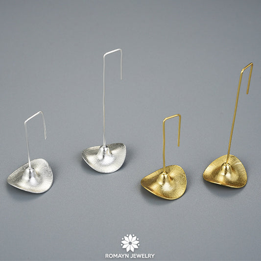 Straw Cap Design Earrings