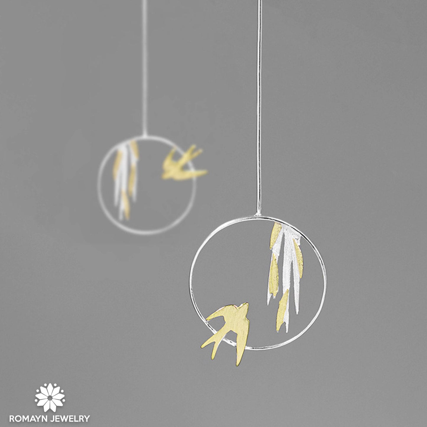 Flying Swallow Earrings