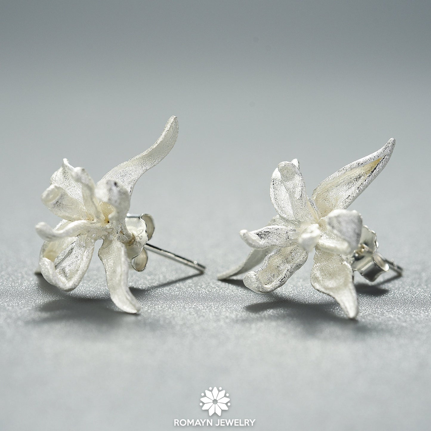 Iris Flower Earrings