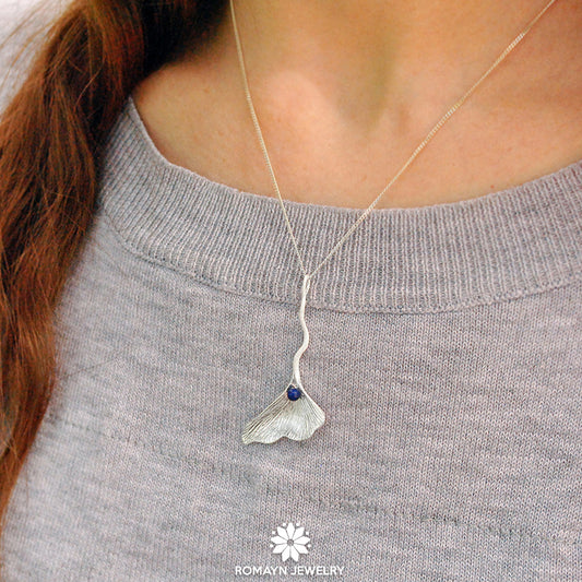 Ginkgo Leaf Necklace