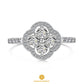 Clover Cubic Zirconia Ring