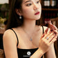 Blue Oval Cut Cubic Zirconia Earrings