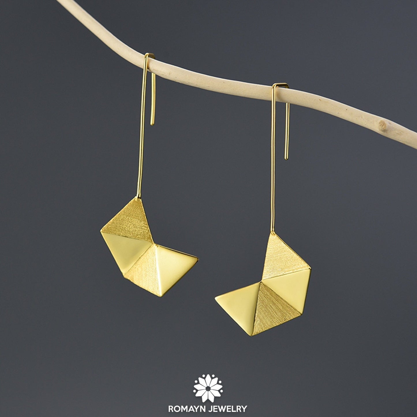 Origami Art Earrings