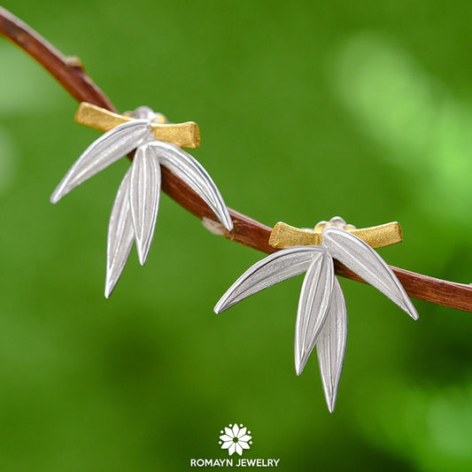 Bamboo Leaves Earrings