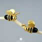 Mini Honey Bee Earrings