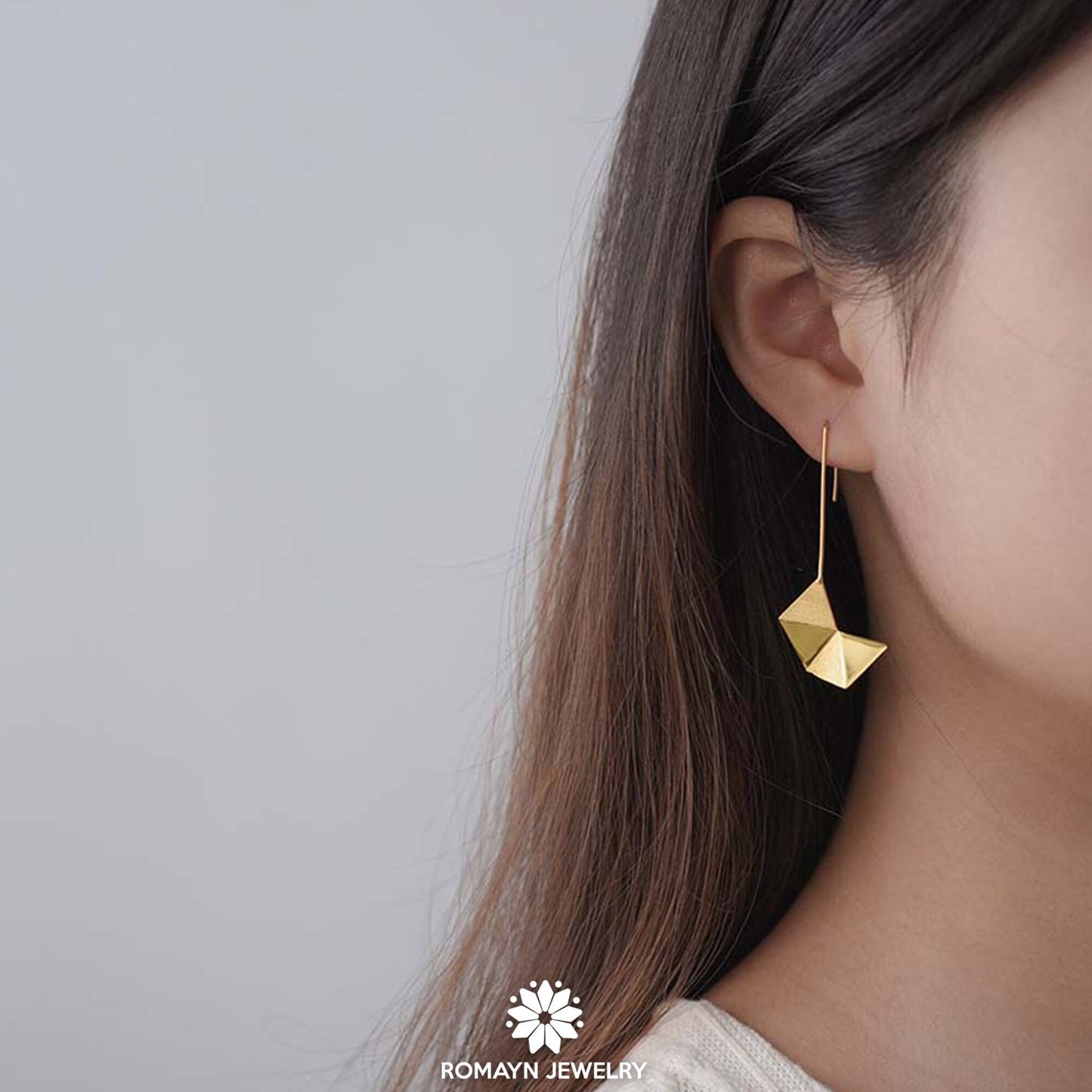 Origami Art Earrings