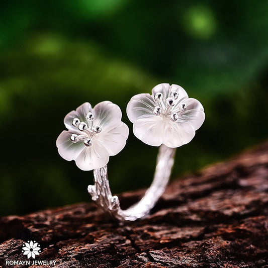 Skeleton Flower Ring