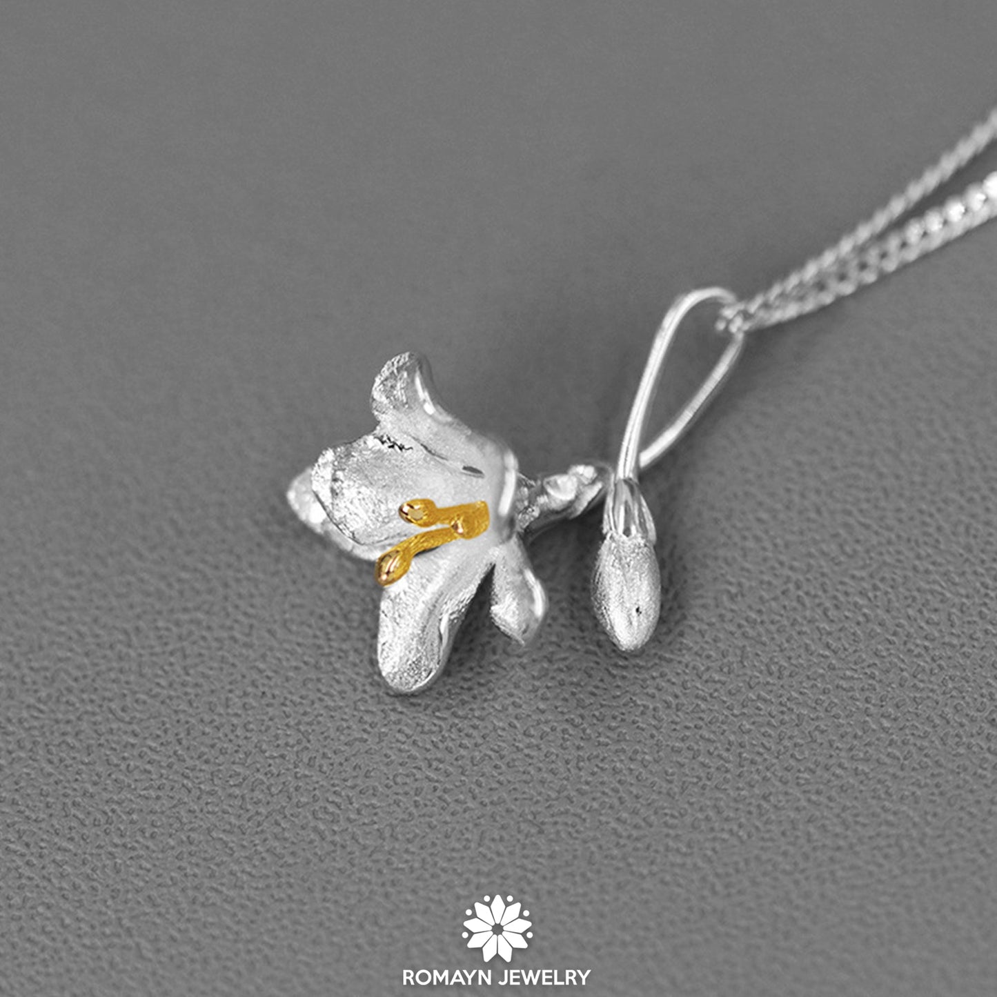 Freesia Flower Necklace