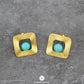 Uneven Amazonite Earrings