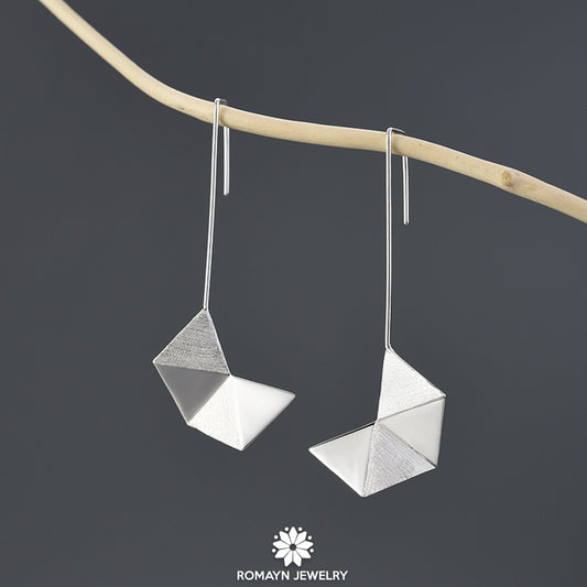 Origami Art Earrings