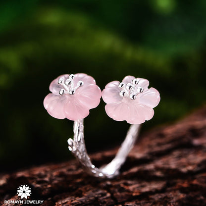 Skeleton Flower Ring