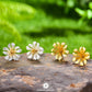 Wild Rose Flower Earrings
