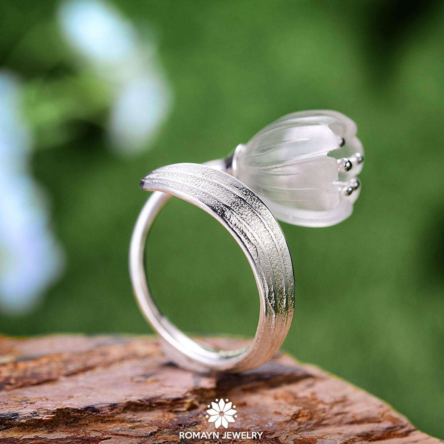 Lily of The Valley Flower Ring