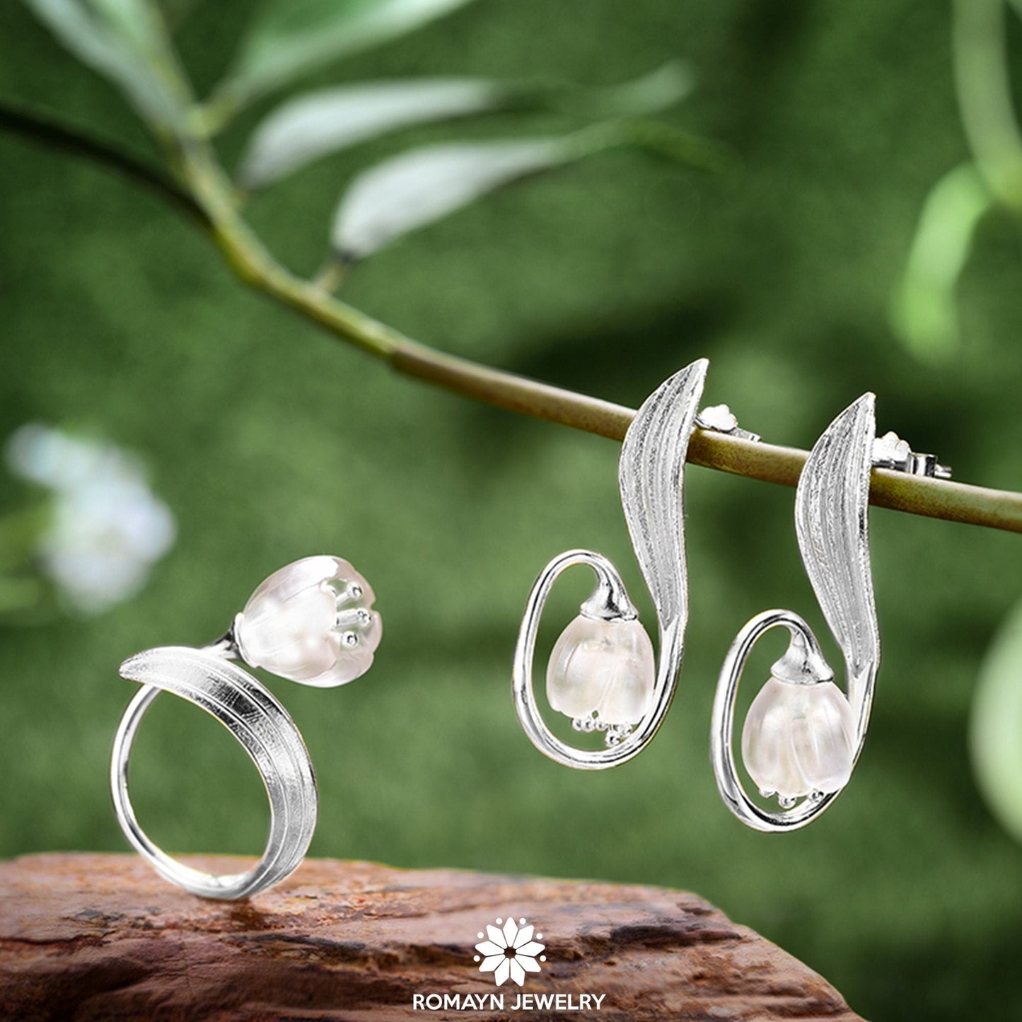 Lily of The Valley Flower Ring