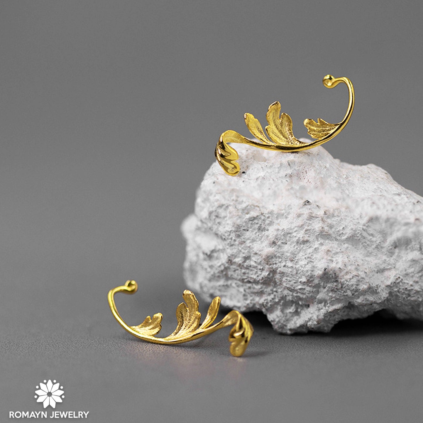 Acanthus Leaf Earrings