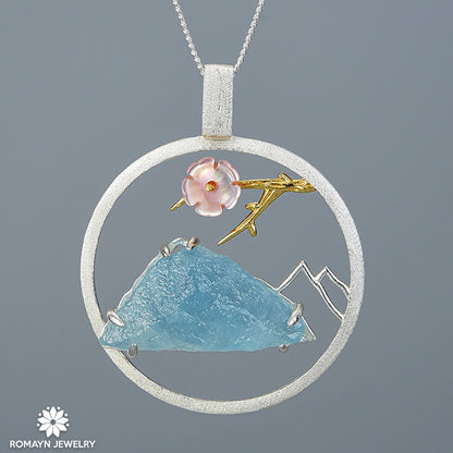 Blossom and Mountain Necklace