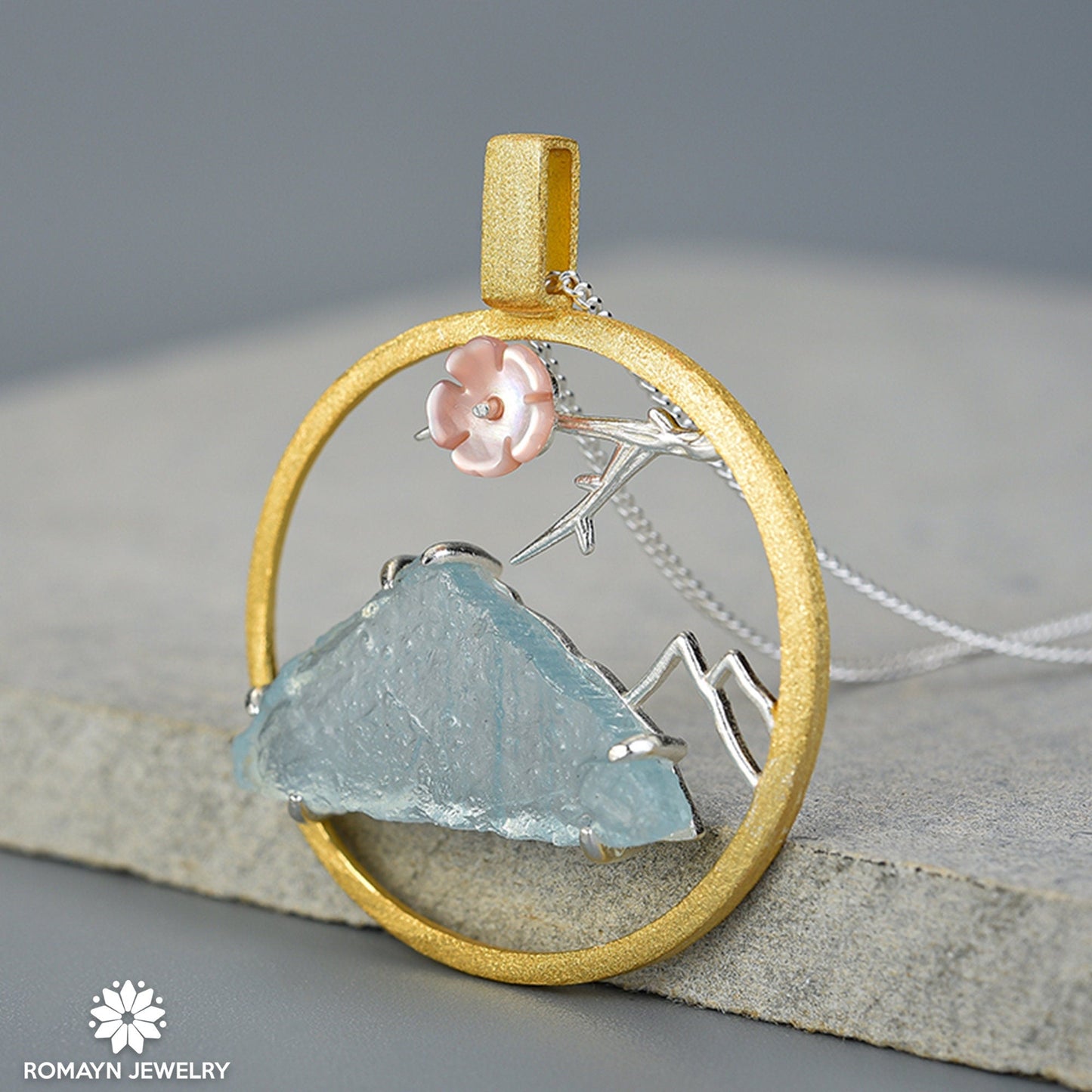 Blossom and Mountain Necklace