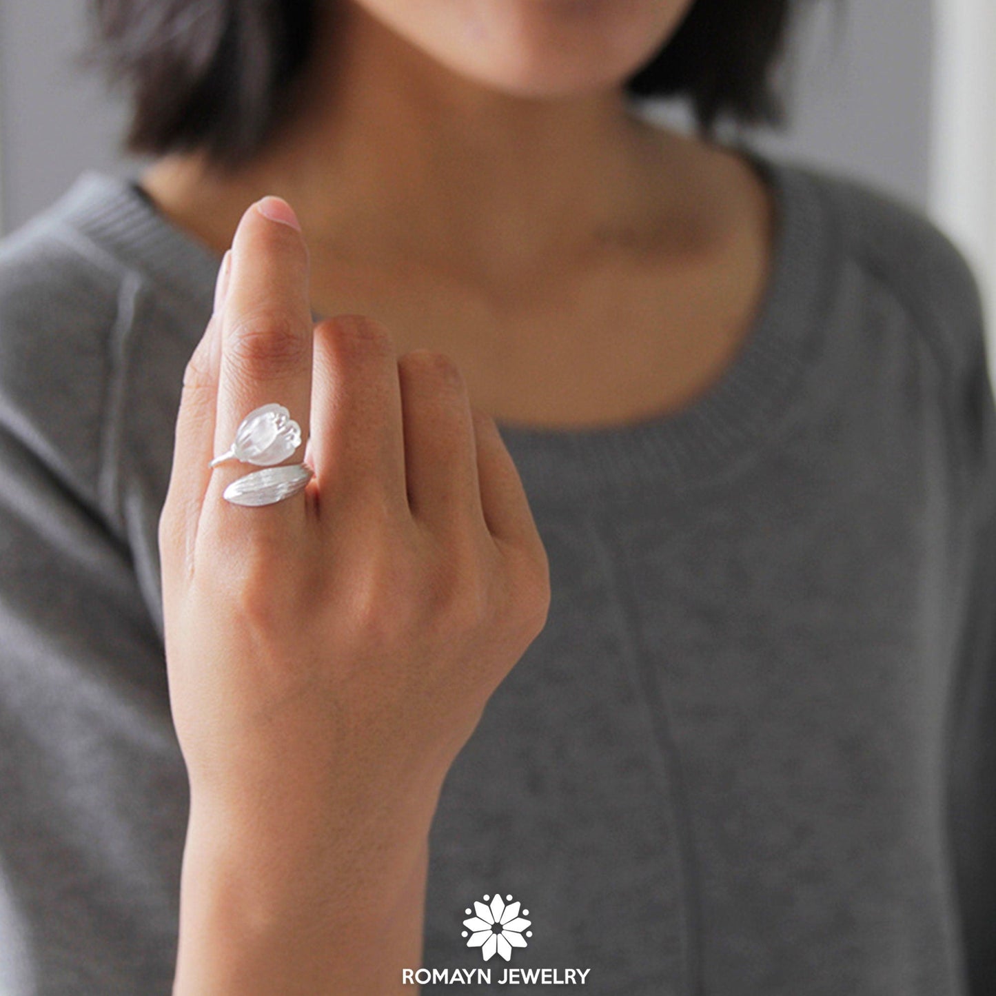 Lily of The Valley Flower Ring