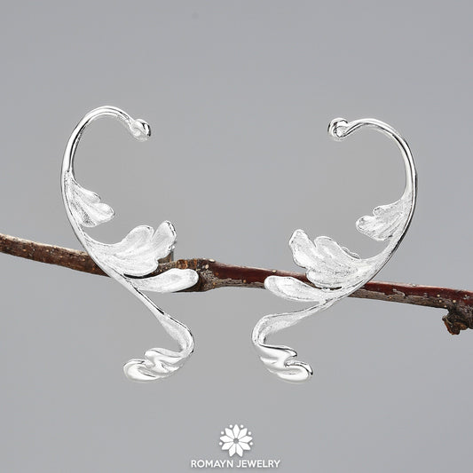 Acanthus Leaf Earrings