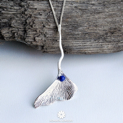 Ginkgo Leaf Necklace