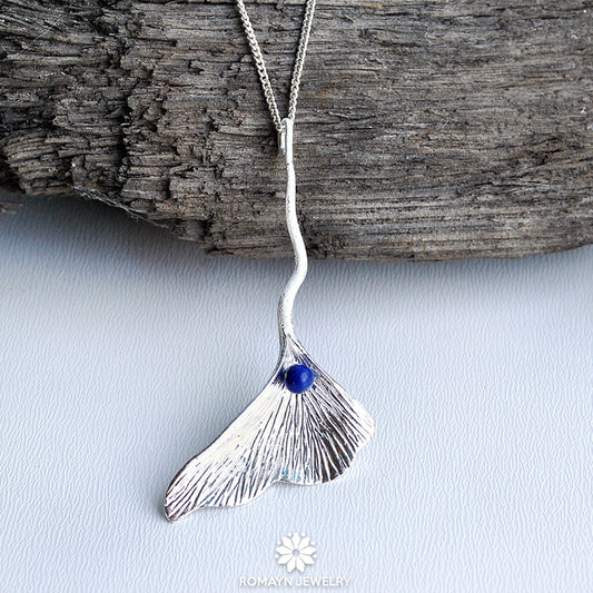 Ginkgo Leaf Necklace