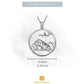 Bird and Mountain Necklace