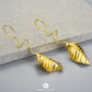 Beech Leaf Dangle Earrings