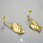 Beech Leaf Stud Earrings